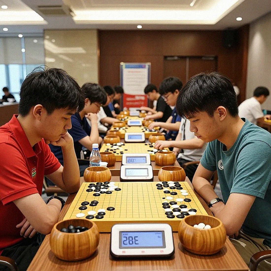 Vòng 1 giải cờ vua nữ đồng đội tại Samarkand: Chín trận 4-0 và phần bị bảng điểm che khuất
